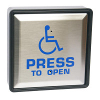 6'' (152mm) Hardwired Square Push Pad 6'' (152mm) Hardwired Square Push Pad